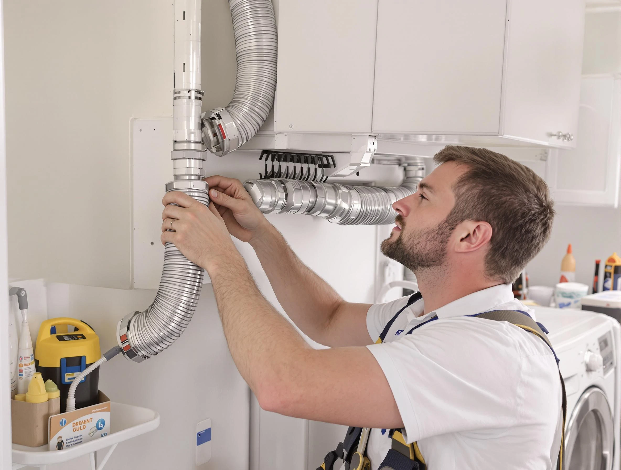 Professional dryer vent repair and installation by Scottsdale Dryer Vent Cleaning in Scottsdale