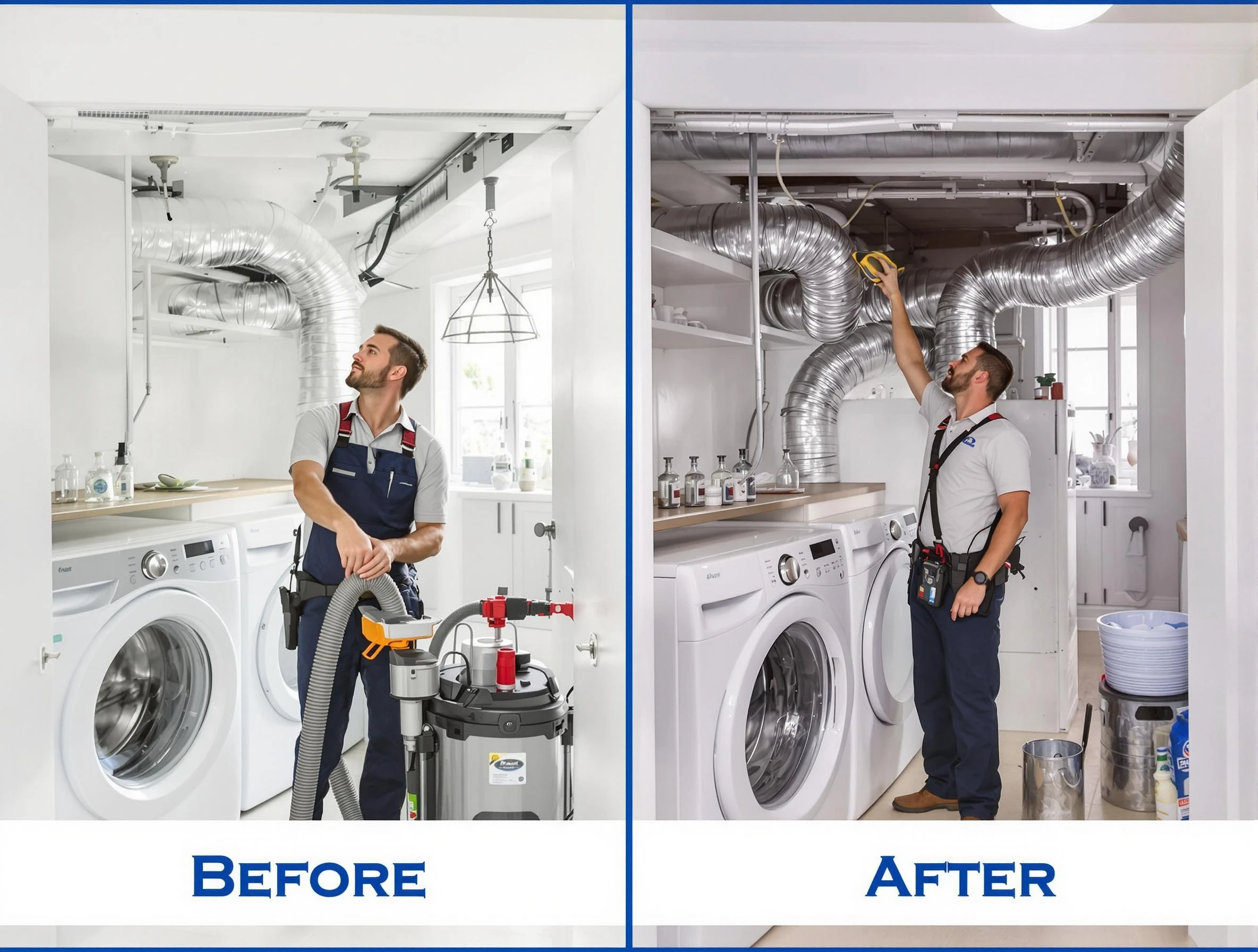 Expert gas dryer vent cleaning by Scottsdale Dryer Vent Cleaning in Scottsdale