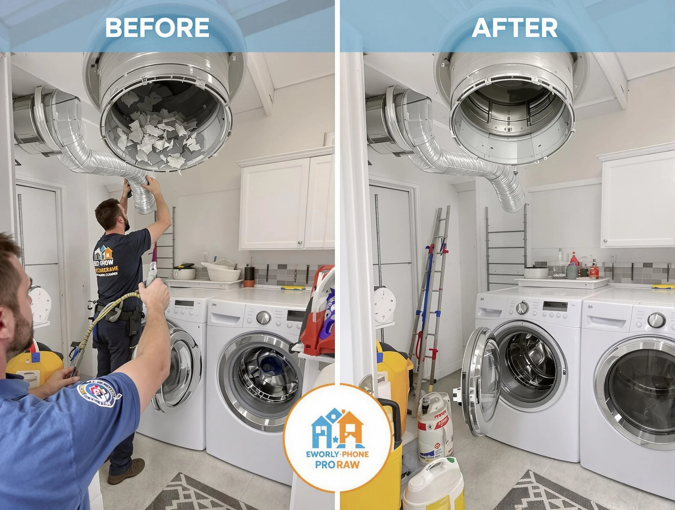 Residential dryer vent cleaning by Scottsdale Dryer Vent Cleaning in Scottsdale